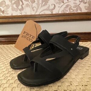 Black sandals. New In Box.